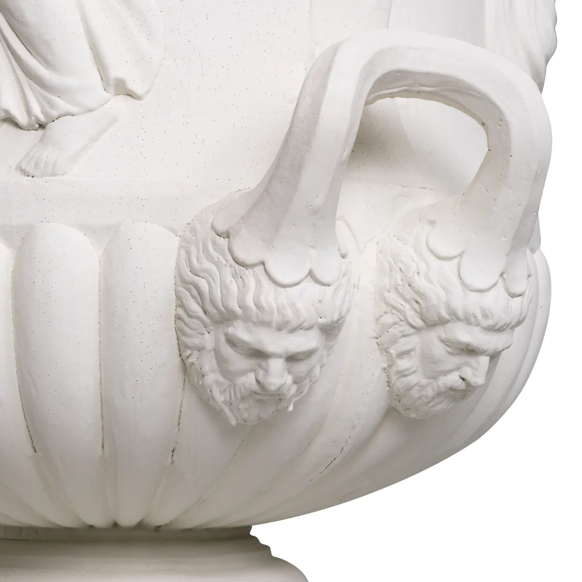White Classical Relief Vase Calyx-krater | Eichholtz Miami