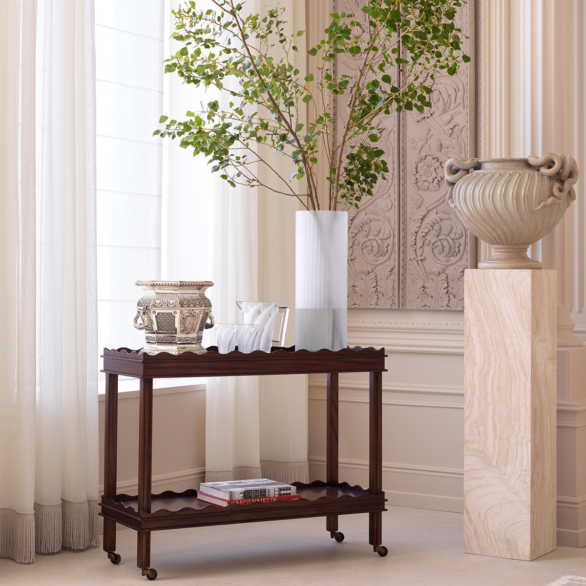 Strigil Patterned Vase Antonine | Eichholtz Miami