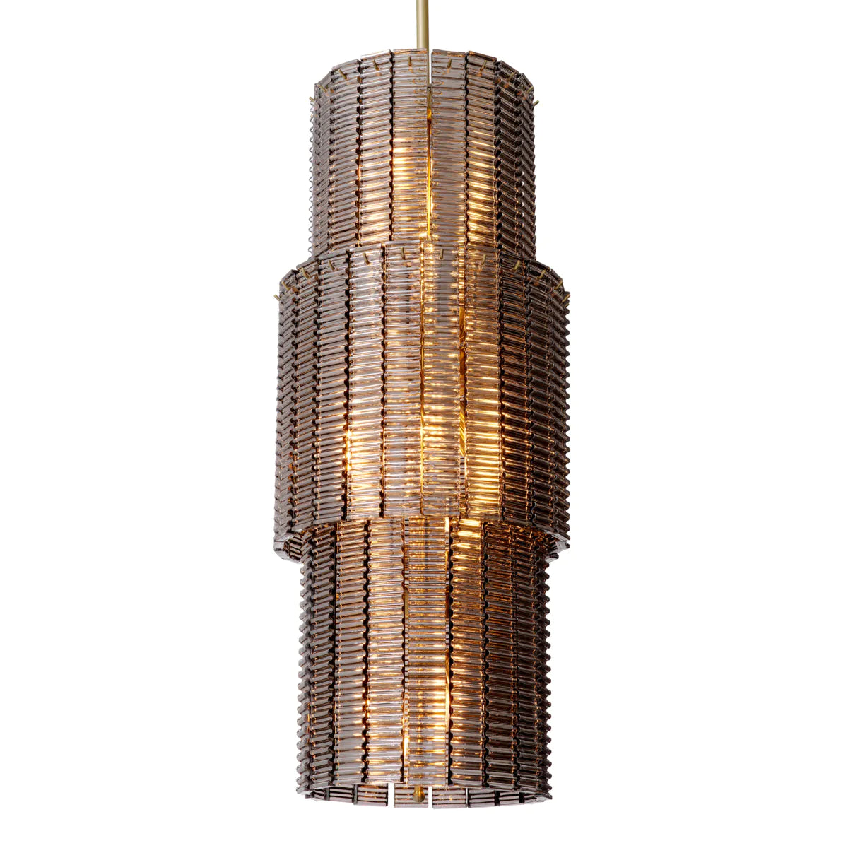 Ridged Glass Chandelier Imperial | Eichholtz Miami