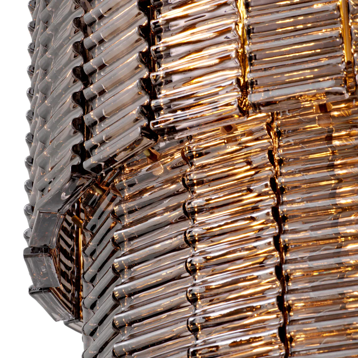 Ridged Glass Chandelier Imperial | Eichholtz Miami