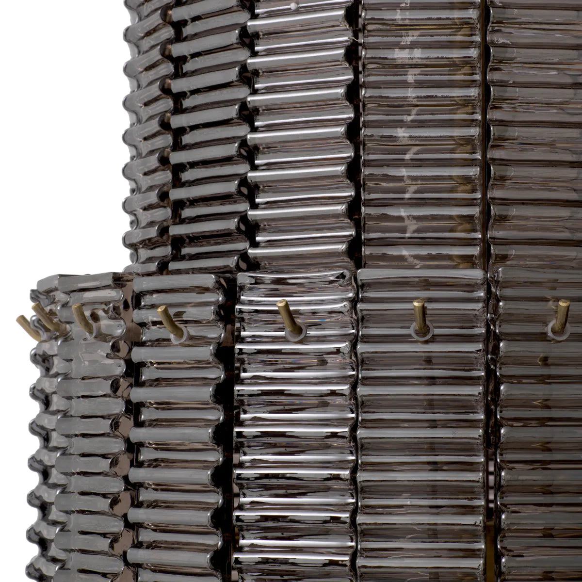 Ridged Glass Chandelier Imperial | Eichholtz Miami