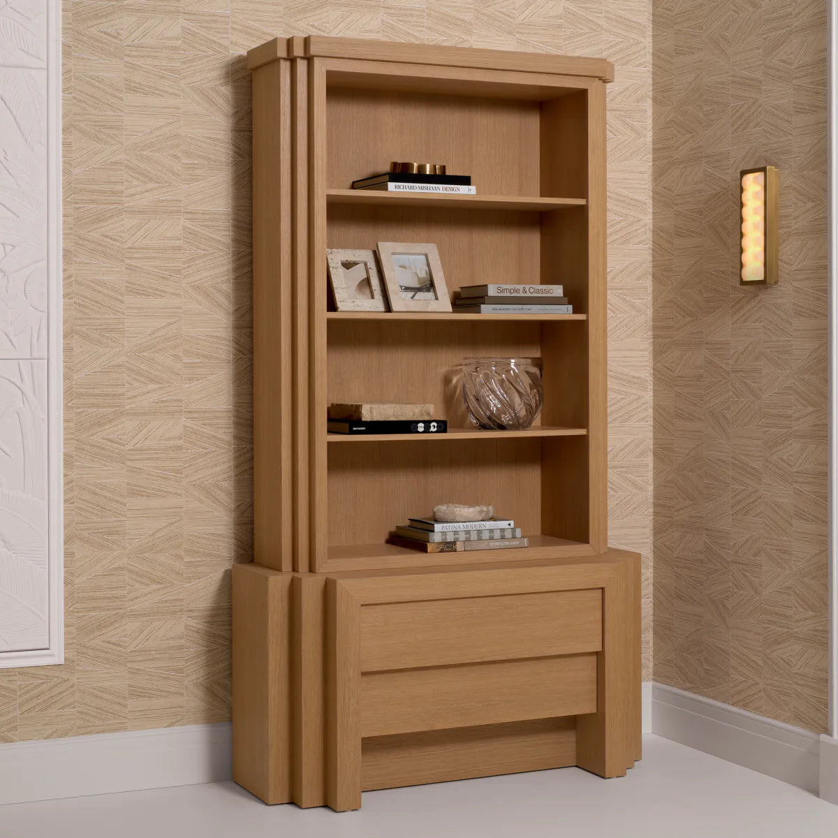 Oak Display Cabinet S Metropolitan | Eichholtz Miami