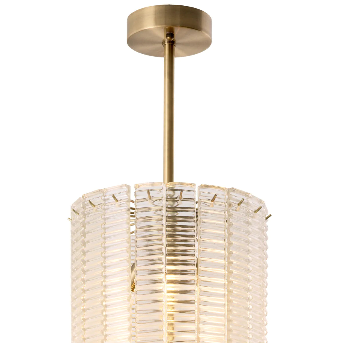 Ridged Glass Chandelier Imperial | Eichholtz Miami