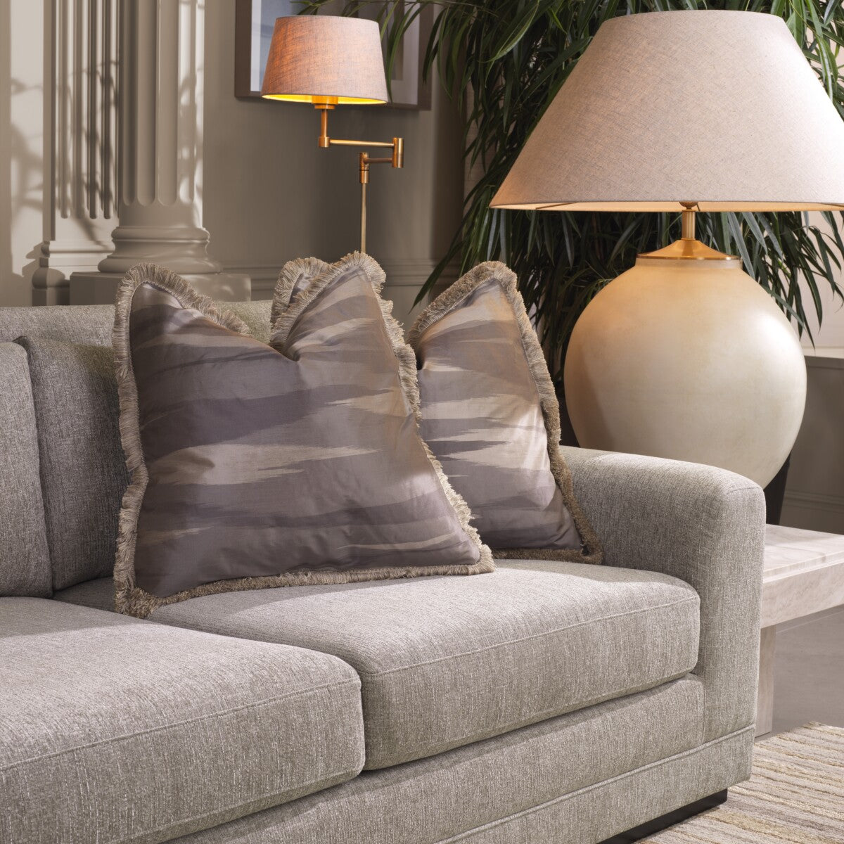 Shade Adjustable Floor Lamp Corbin | Eichholtz Miami