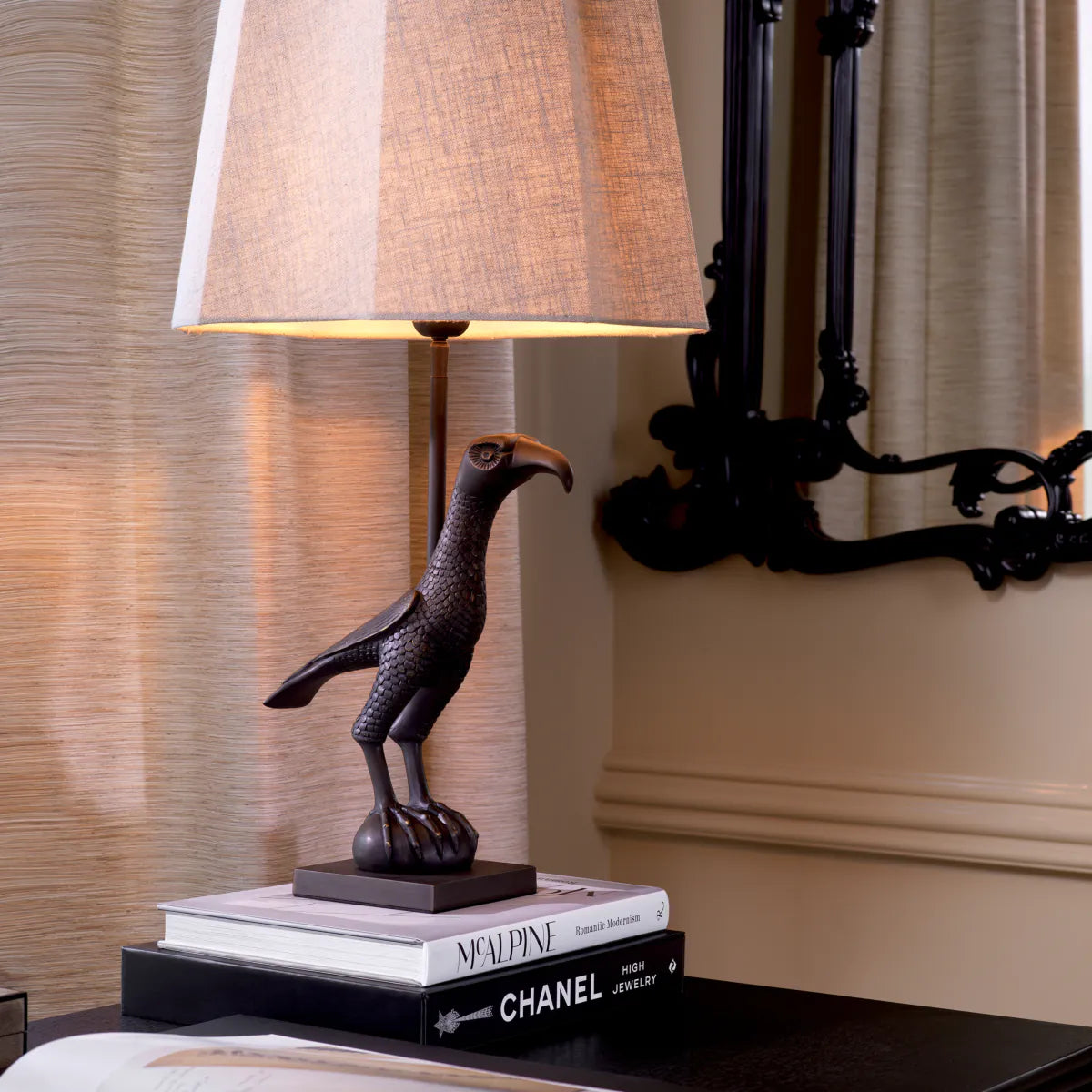 Bronze Table Lamp Falcon | Eichholtz Miami