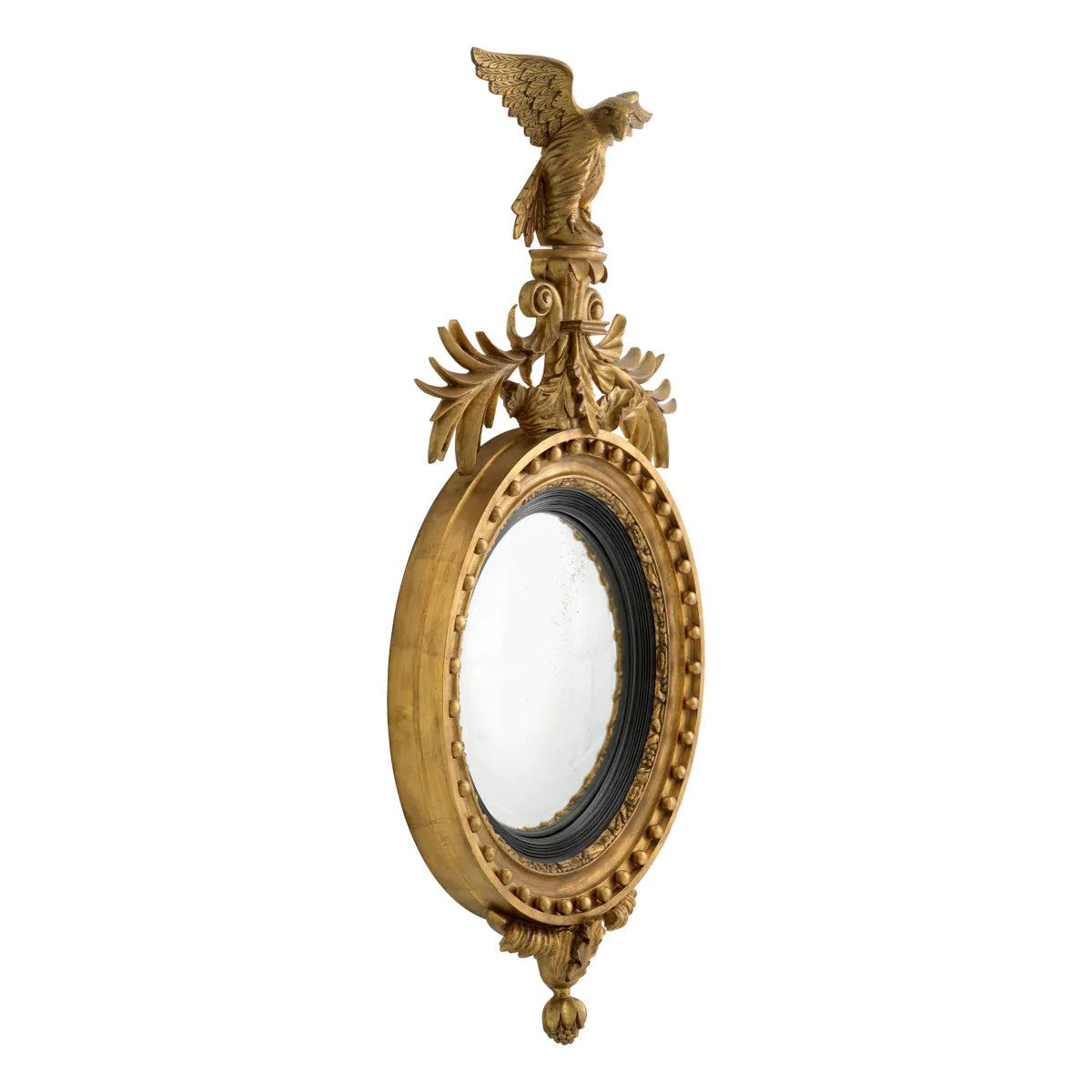 Antique Gold Convex Mirror Girandole | Eichholtz Miami