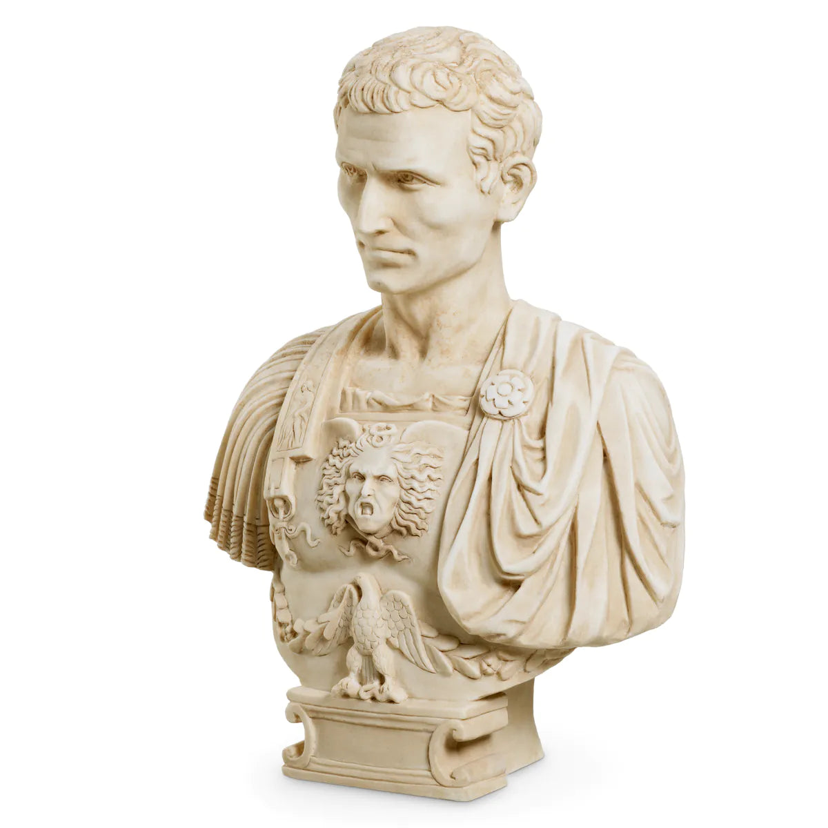 Rome Inspired Sculpture Bust of Julius Caesar | Eichholtz Miami