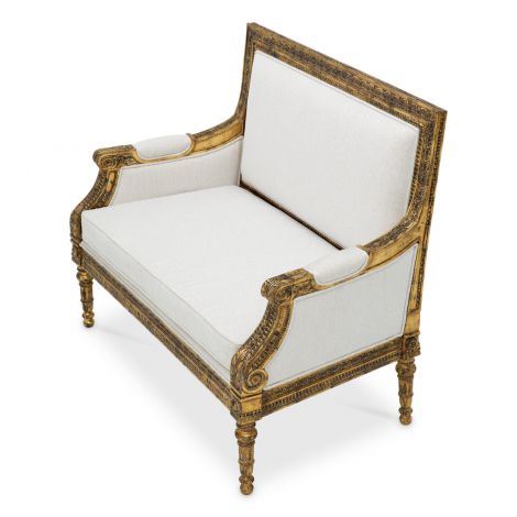 Antique Gold Accent Chair Georges Jacob | Eichholtz Miami