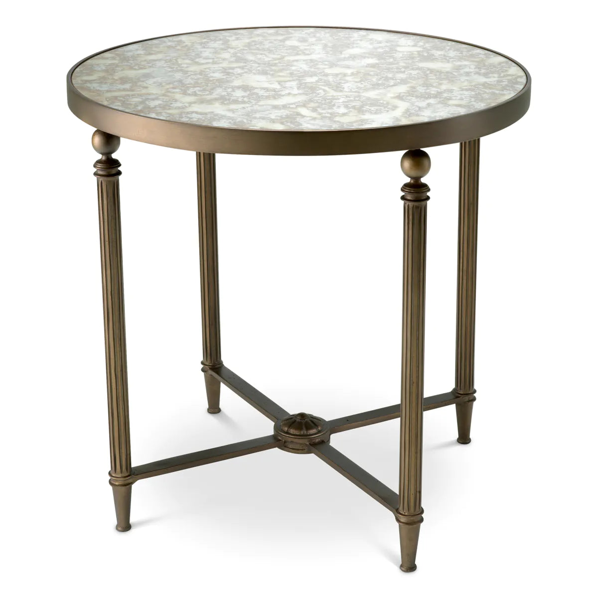 Bronze Round Side Table Bowery | Eichholtz Miami