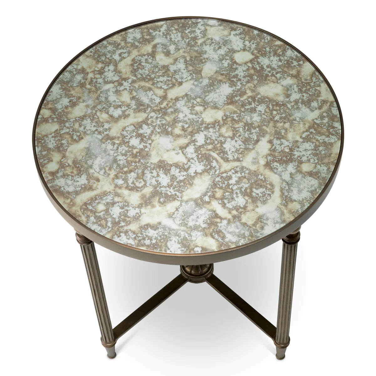 Bronze Round Side Table Bowery | Eichholtz Miami