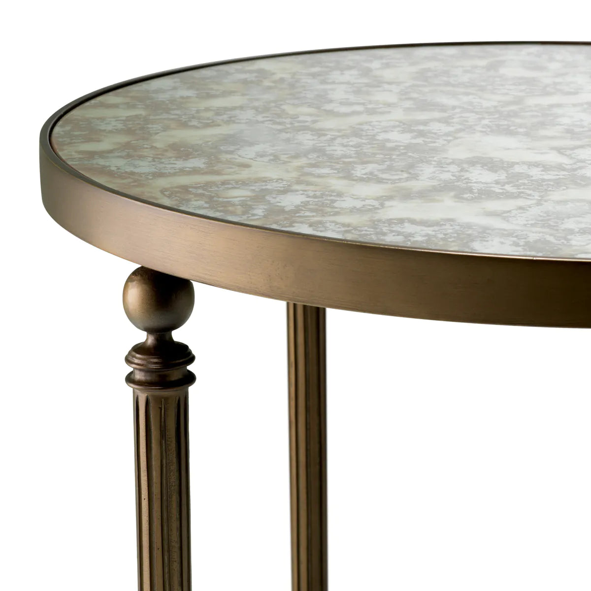 Bronze Round Side Table Bowery | Eichholtz Miami