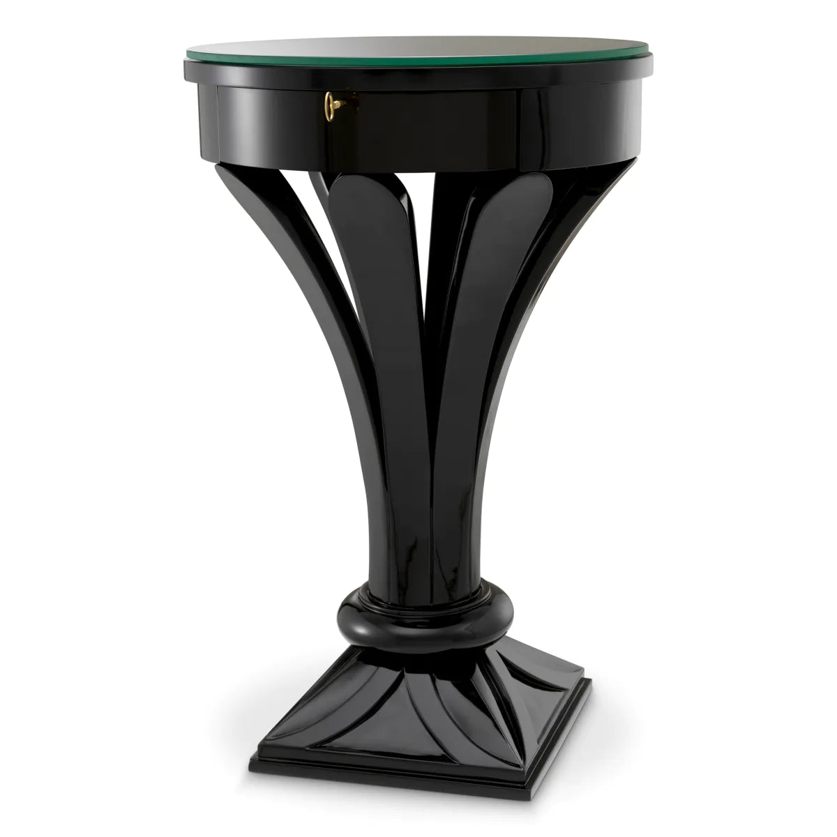 Round Glass Side Table Aswan | Eichholtz Miami