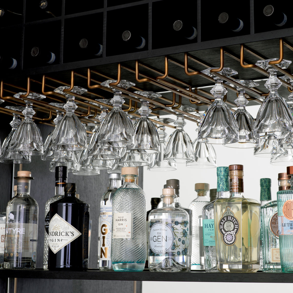 Antiqued Mirror Bar Cabinet Kellam | Eichholtz Miami