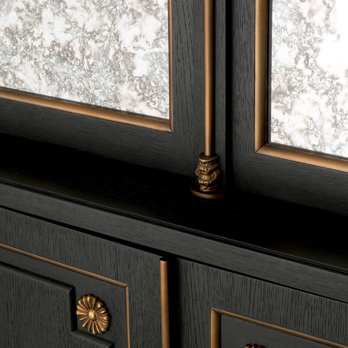 Antiqued Mirror Bar Cabinet Kellam | Eichholtz Miami