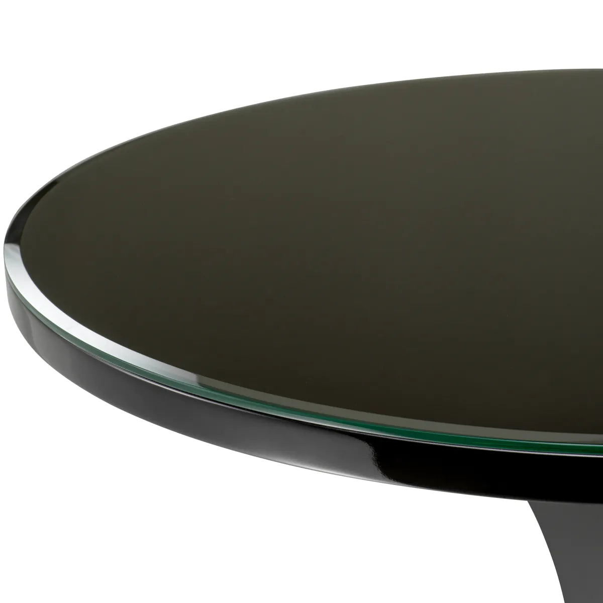 Black Glass Side Table Harlem | Eichholtz Miami