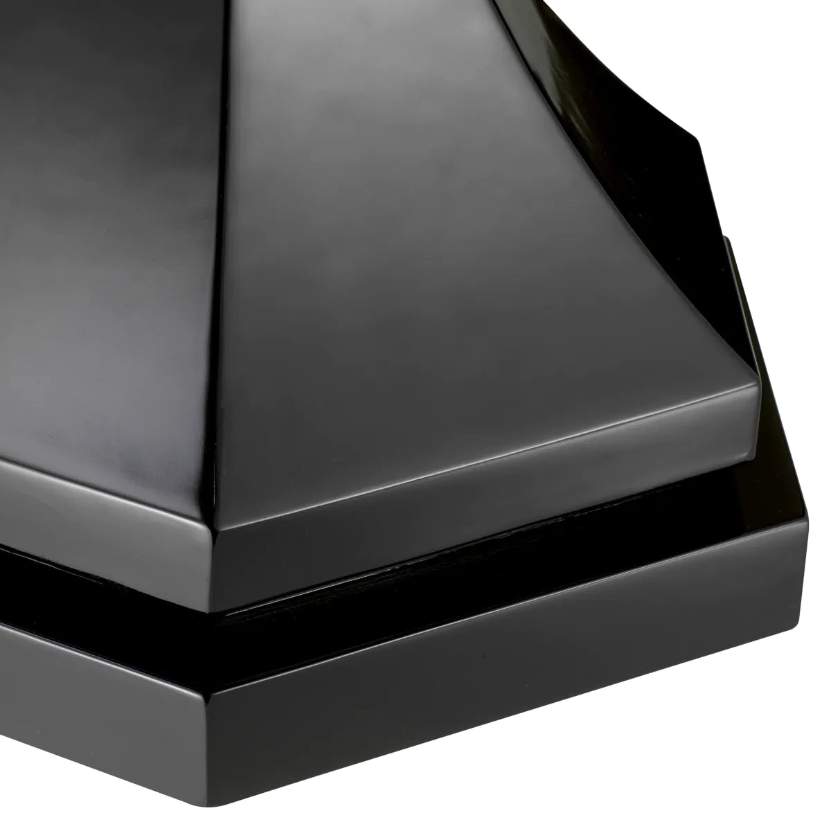 Black Glass Side Table Harlem | Eichholtz Miami