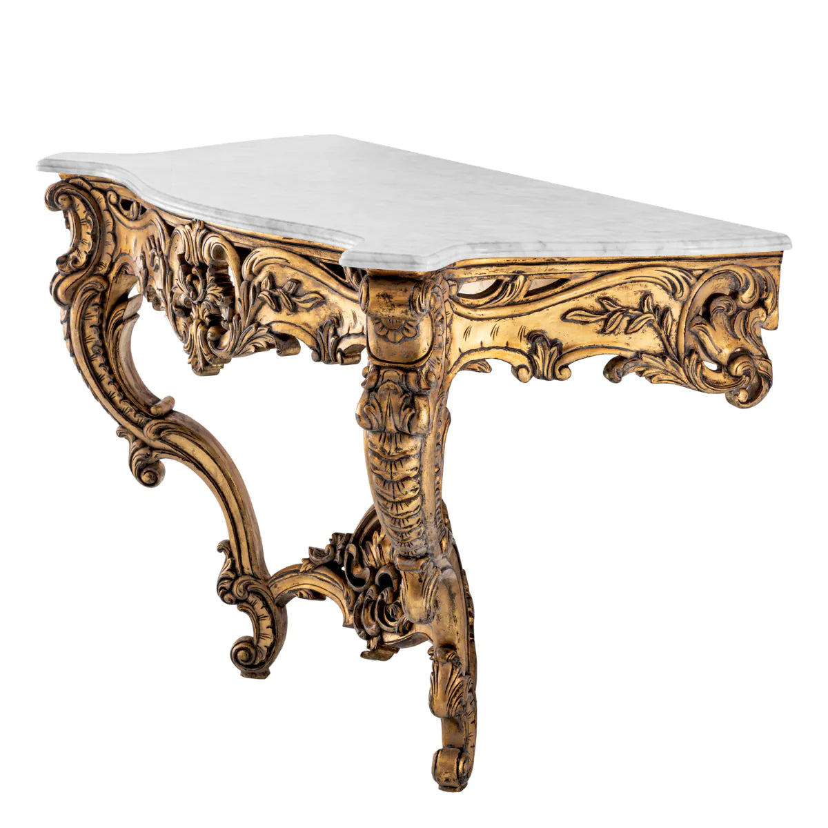 Carved Gold Console Table Rococo | Eichholtz Miami