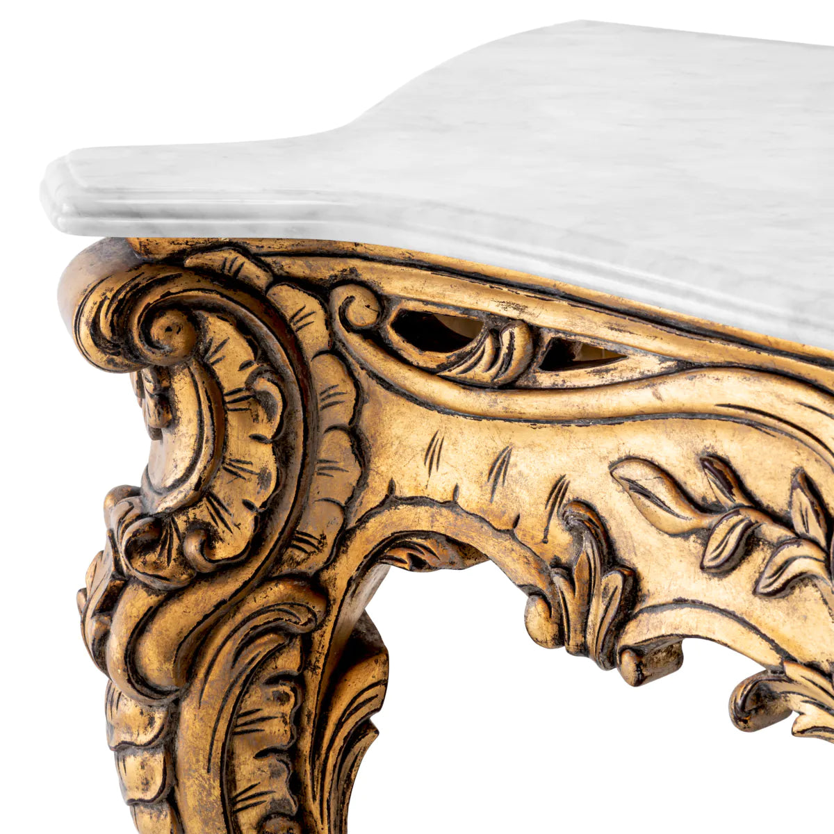 Carved Gold Console Table Rococo | Eichholtz Miami