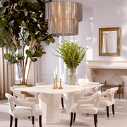 Ridged Glass Chandelier Imperial Double | Eichholtz Miami