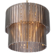 Ridged Glass Chandelier Imperial Double | Eichholtz Miami