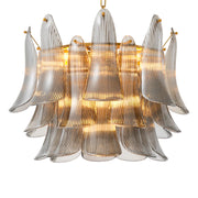 Glass Leaves Chandelier Amun | Eichholtz Miami