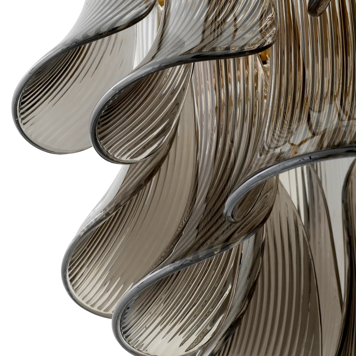 Glass Leaves Chandelier Amun | Eichholtz Miami