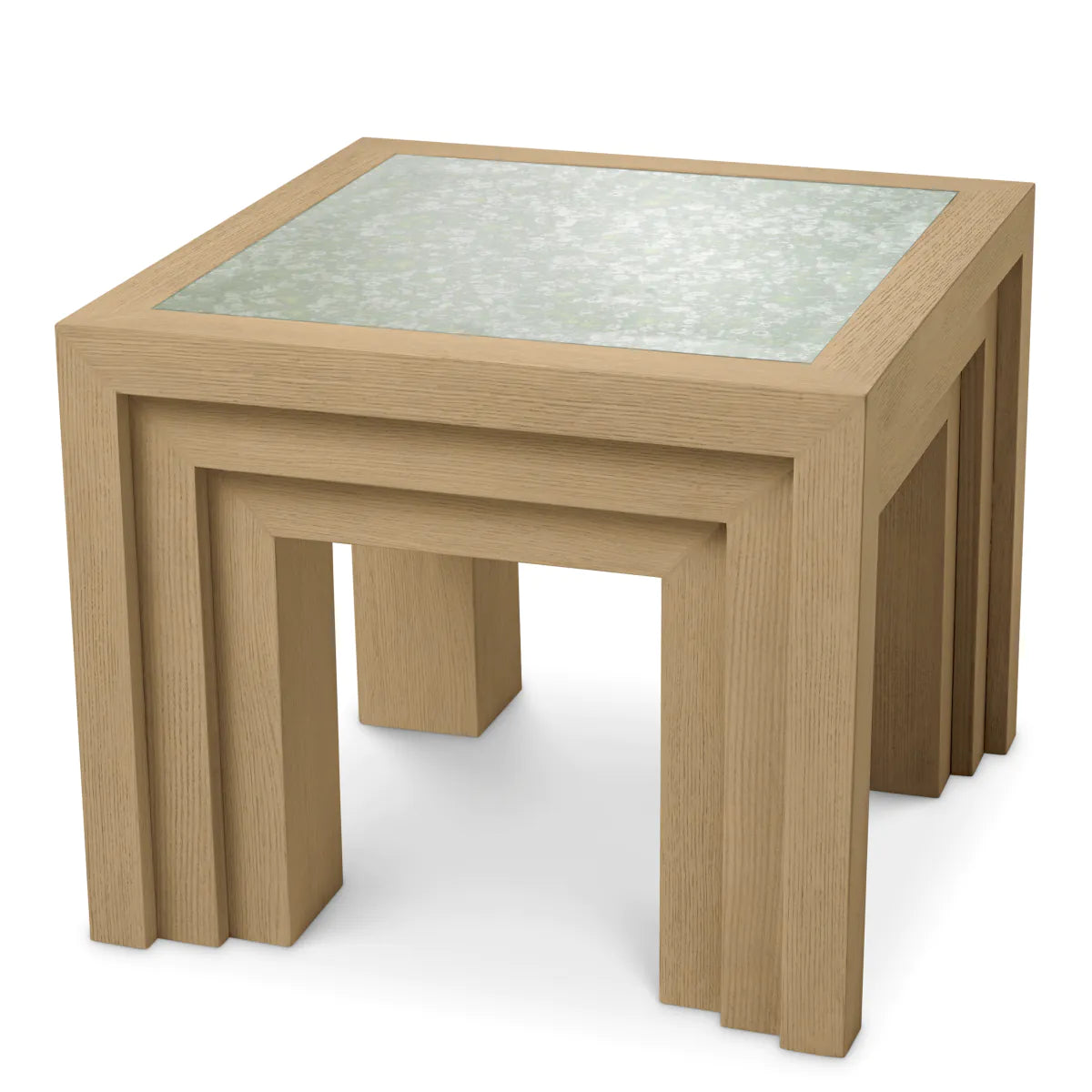 Mirror Square Side Table Metropolitan | Eichholtz Miami