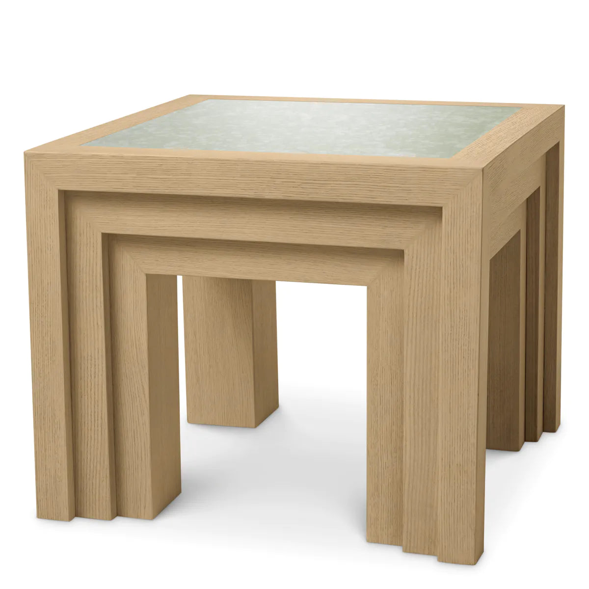 Mirror Square Side Table Metropolitan | Eichholtz Miami