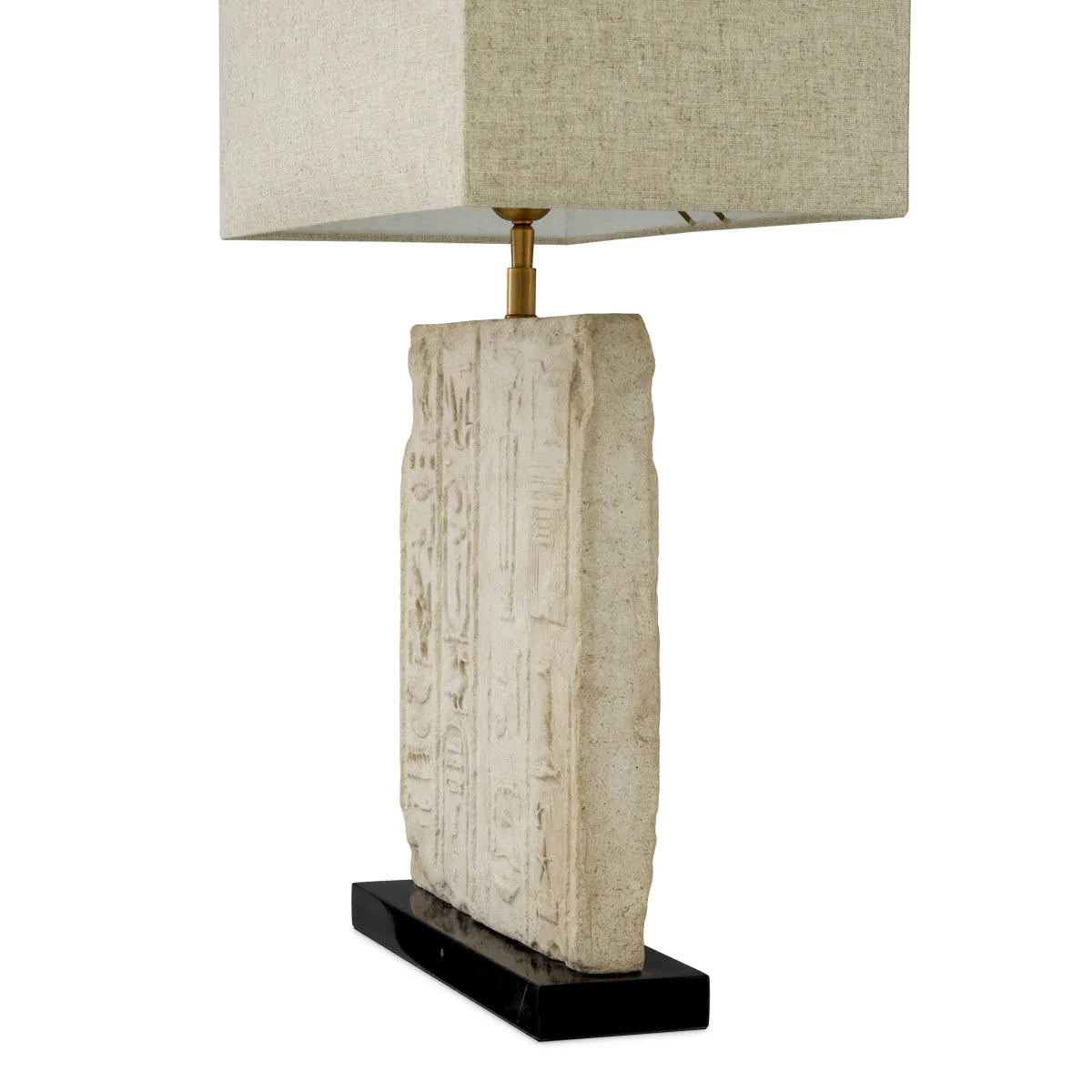 Carved Marble Table Lamp Hathor | Eichholtz Miami