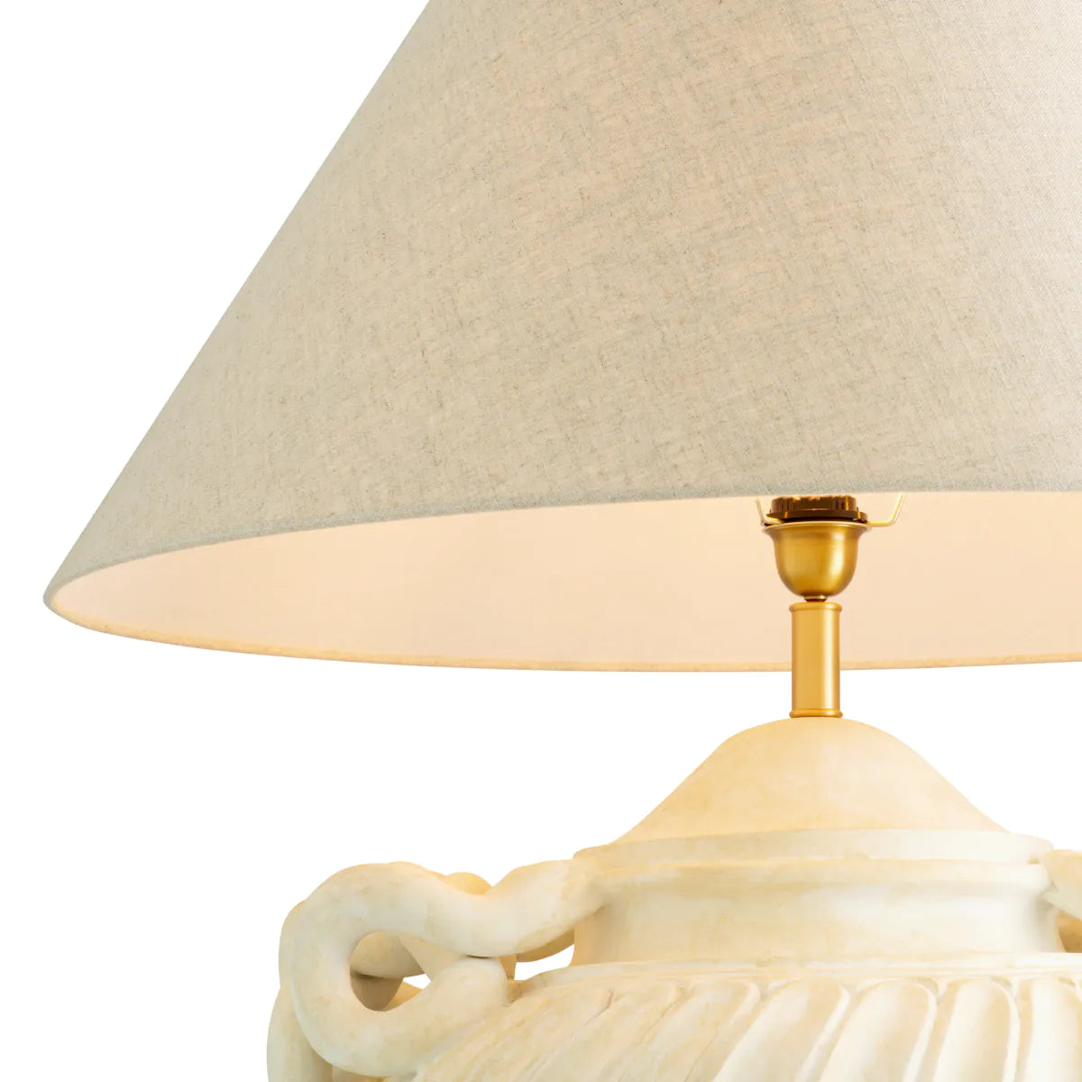 Beige Linen Table Lamp Antonine | Eichholtz Miami