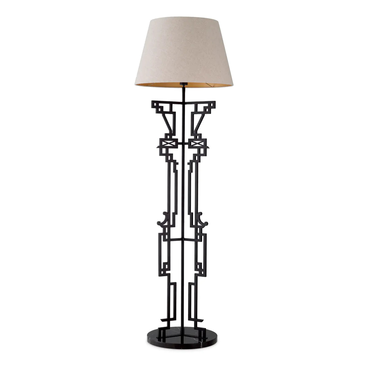 Metal Fretwork Floor Lamp Thomas | Eichholtz Miami
