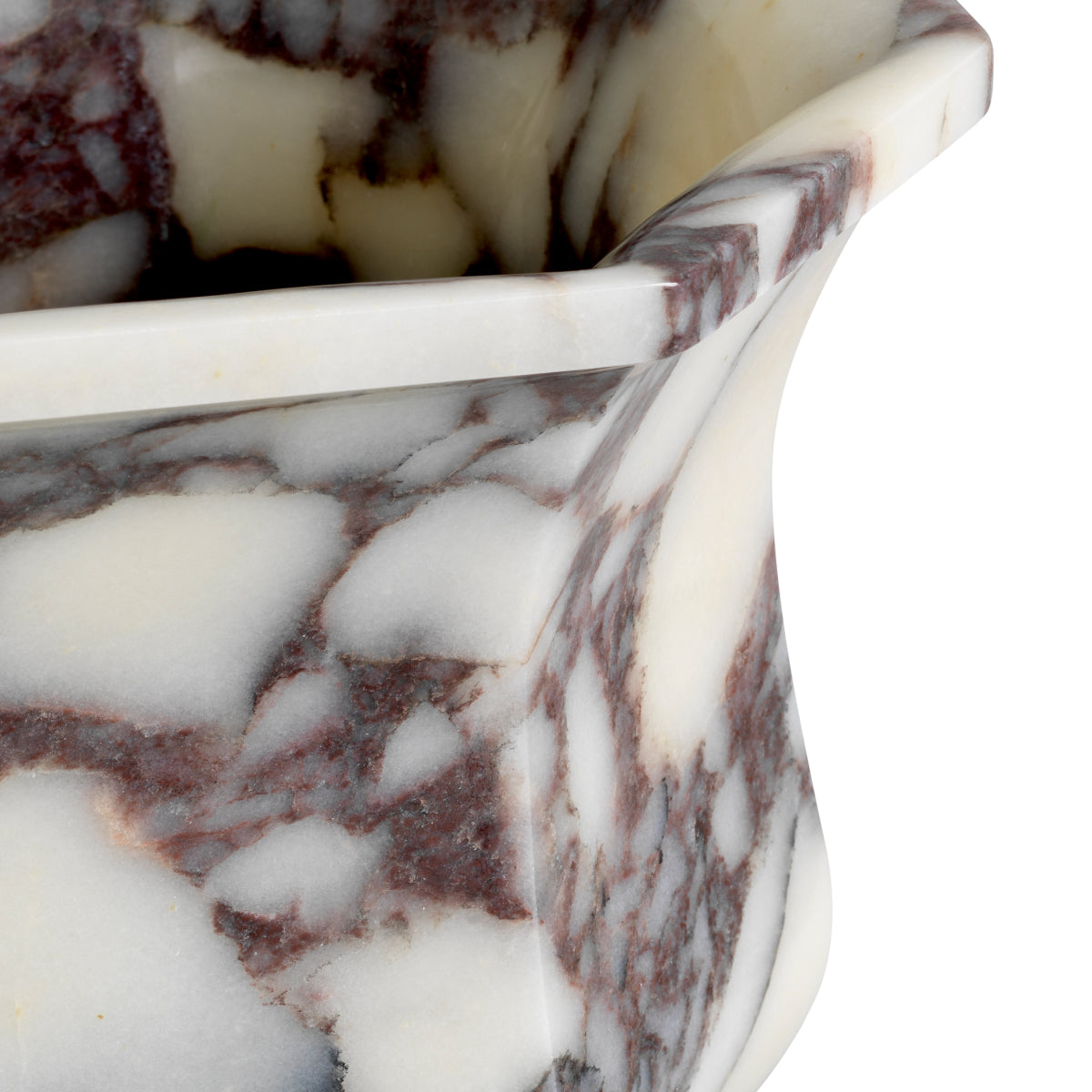 White Marble Vase Bennington | Eichholtz Miami