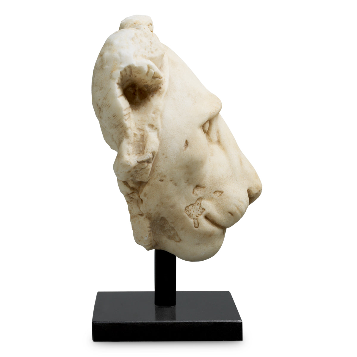 White Sandstone Lion Statue | Eichholtz Miami