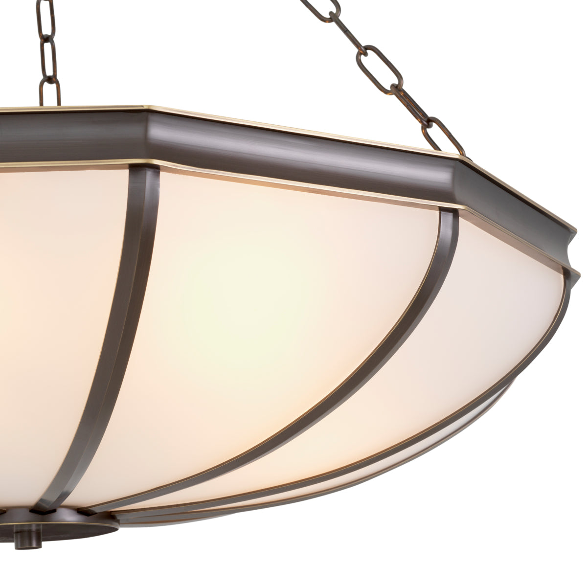 White Glass Chandelier Jenkins | Eichholtz Miami