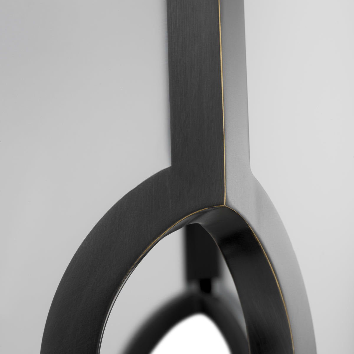 White Glass and Bronze Pendant Rockefeller | Eichholtz Miami