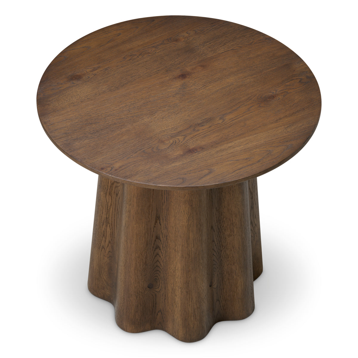Oak Veneer Side Table Papyrus | Eichholtz Miami