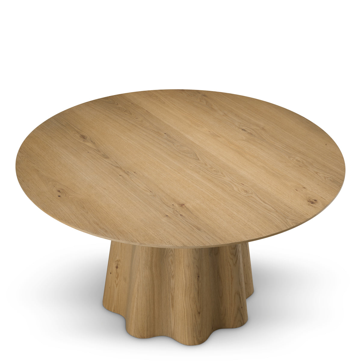 Oak Veneer Dining Table Papyrus | Eichholtz Miami