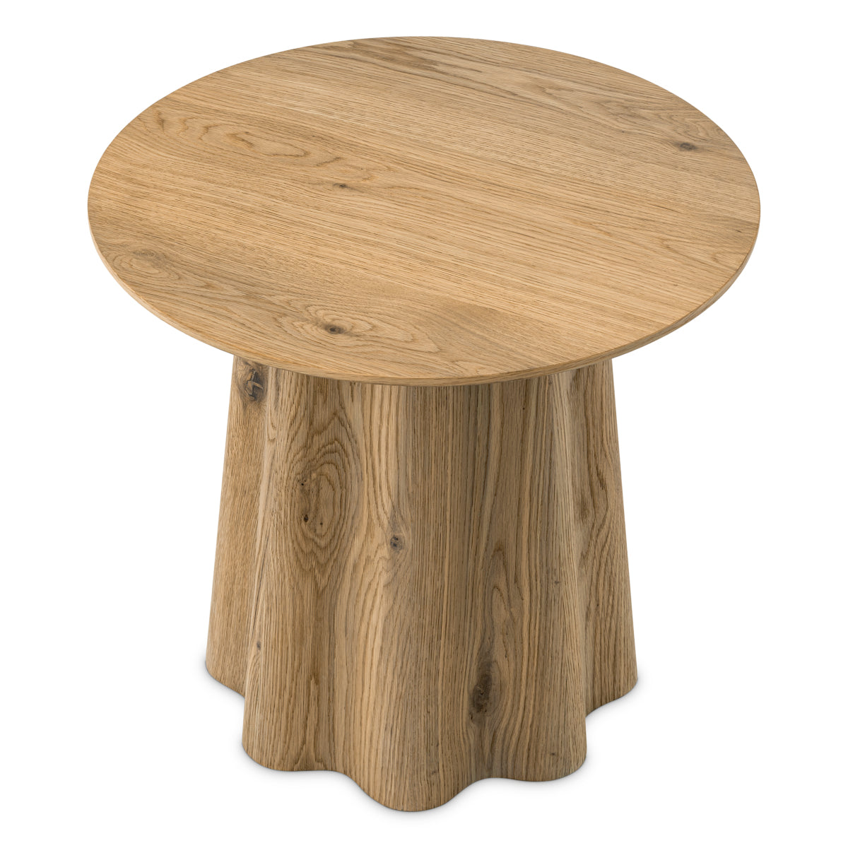 Oak Veneer Side Table Papyrus | Eichholtz Miami