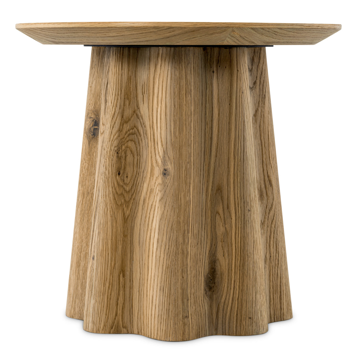 Oak Veneer Side Table Papyrus | Eichholtz Miami
