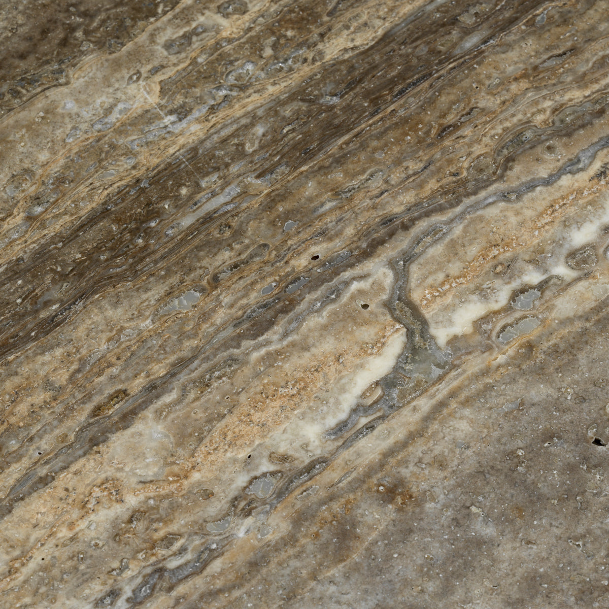 Silver Travertine Dining Table Florence | Eichholtz Miami