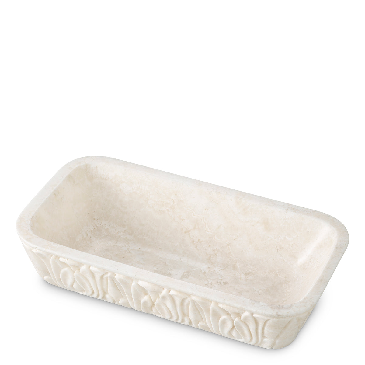 White Marble Bowl Petal | Eichholtz Miami