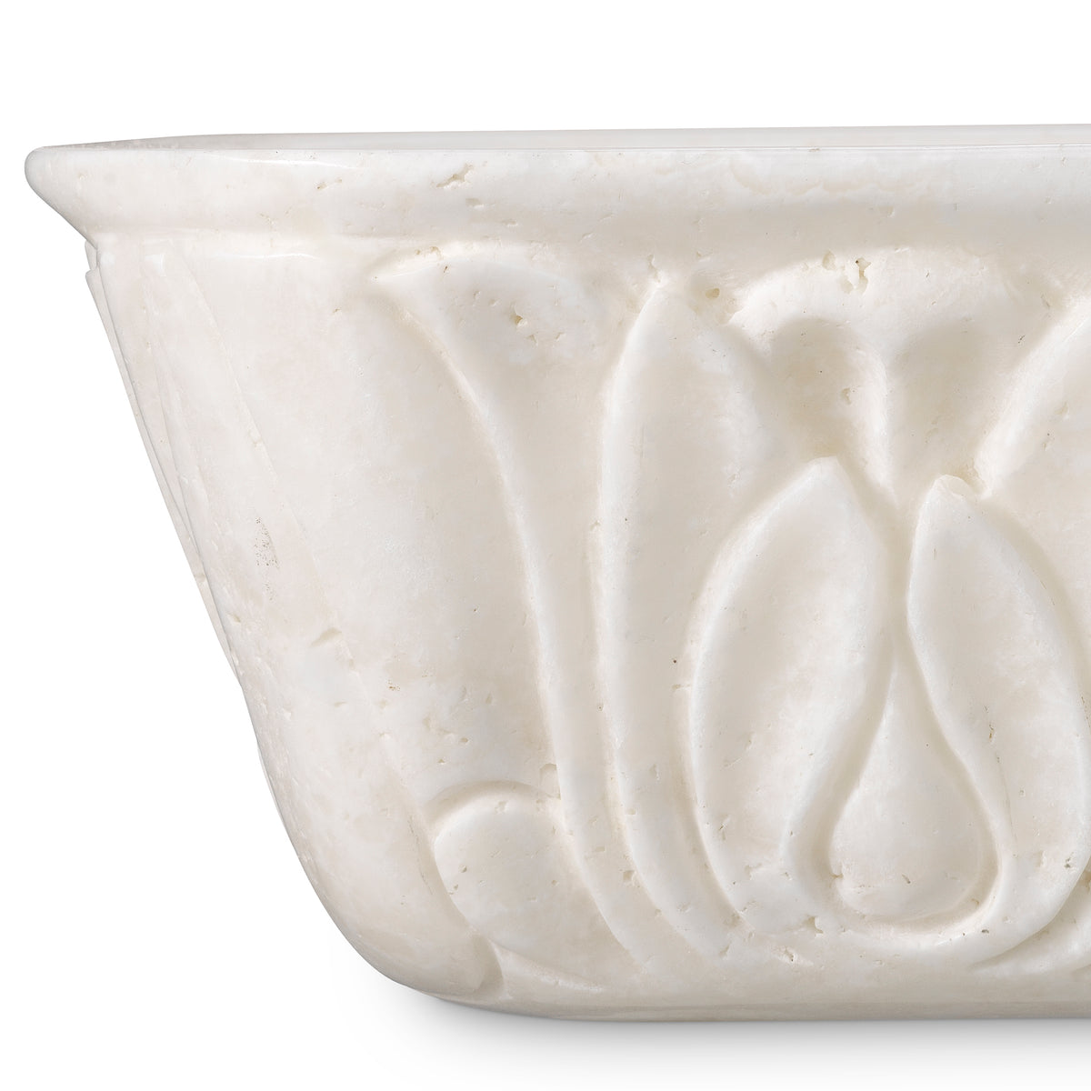 White Marble Bowl Petal | Eichholtz Miami