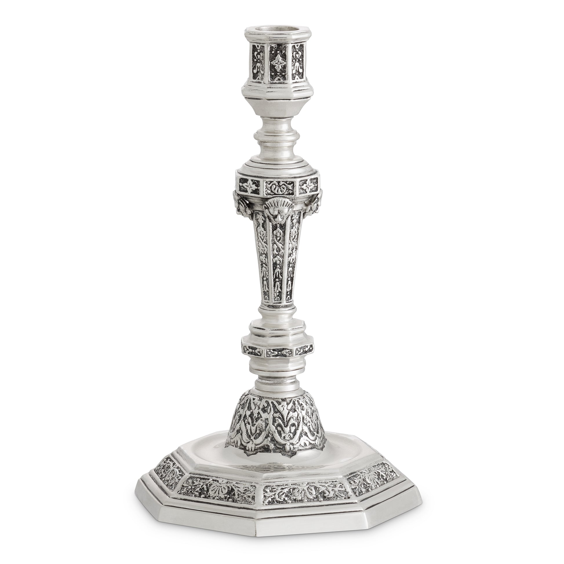Antique Silver Candle Holder Delavigne | Eichholtz Miami