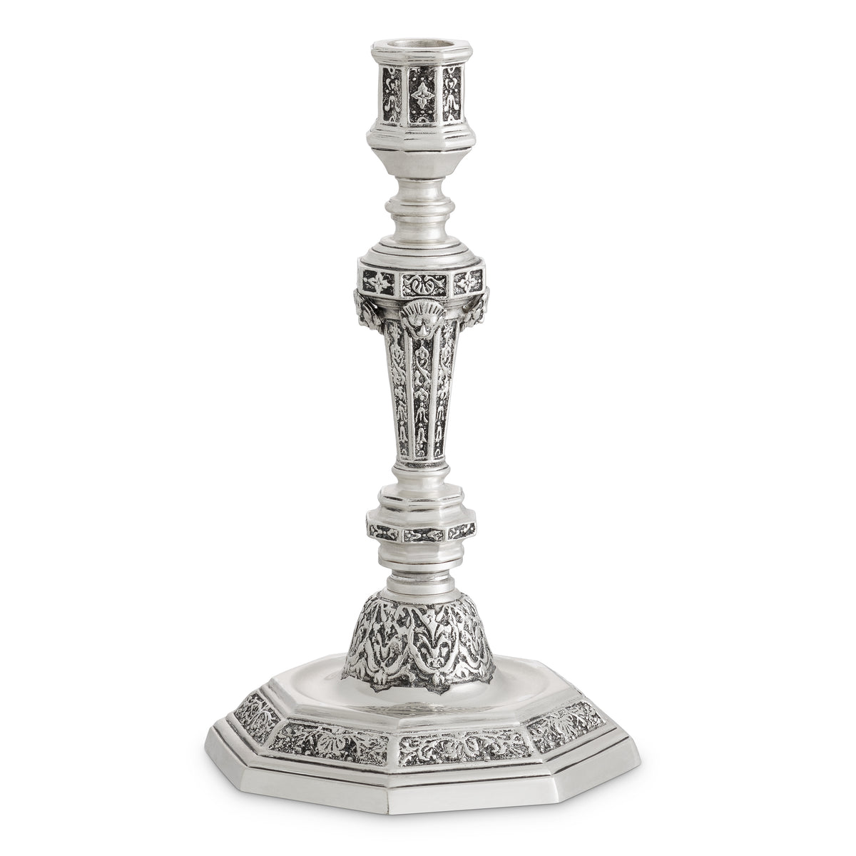 Antique Silver Candle Holder Delavigne | Eichholtz Miami