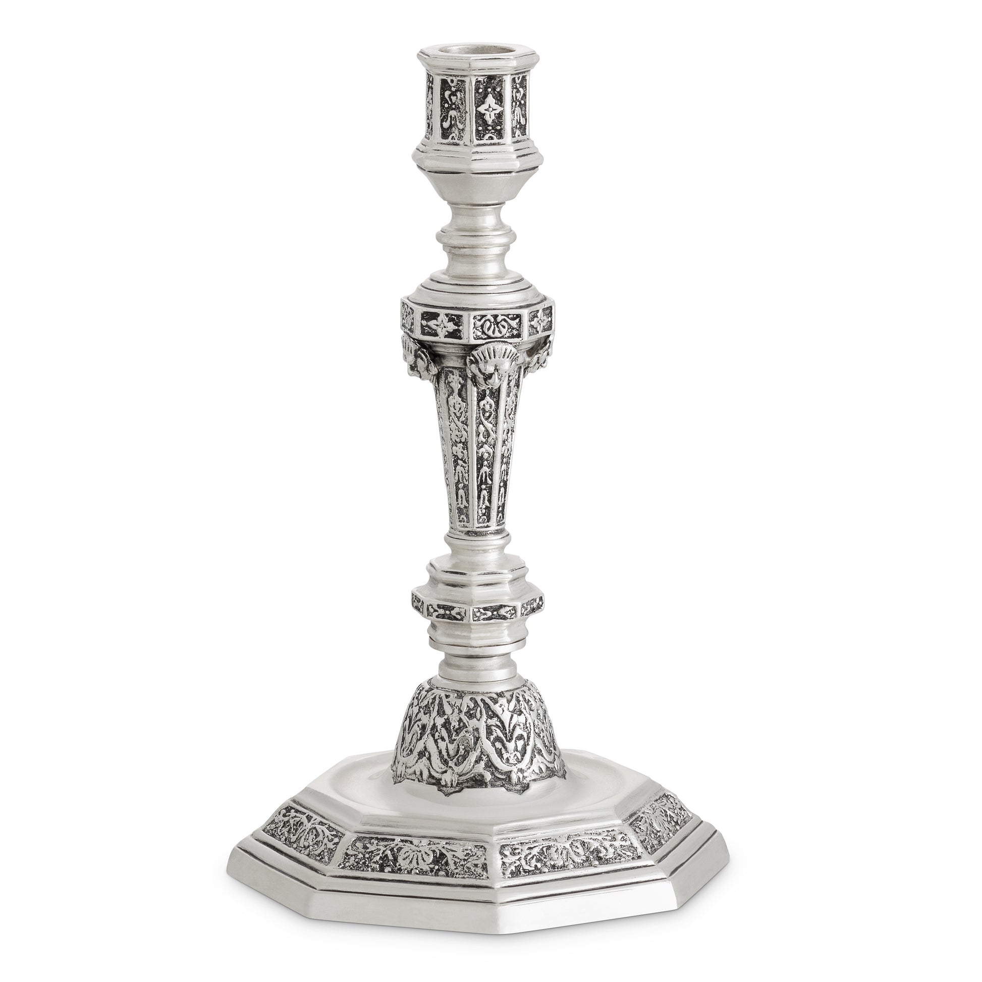 Antique Silver Candle Holder Delavigne | Eichholtz Miami