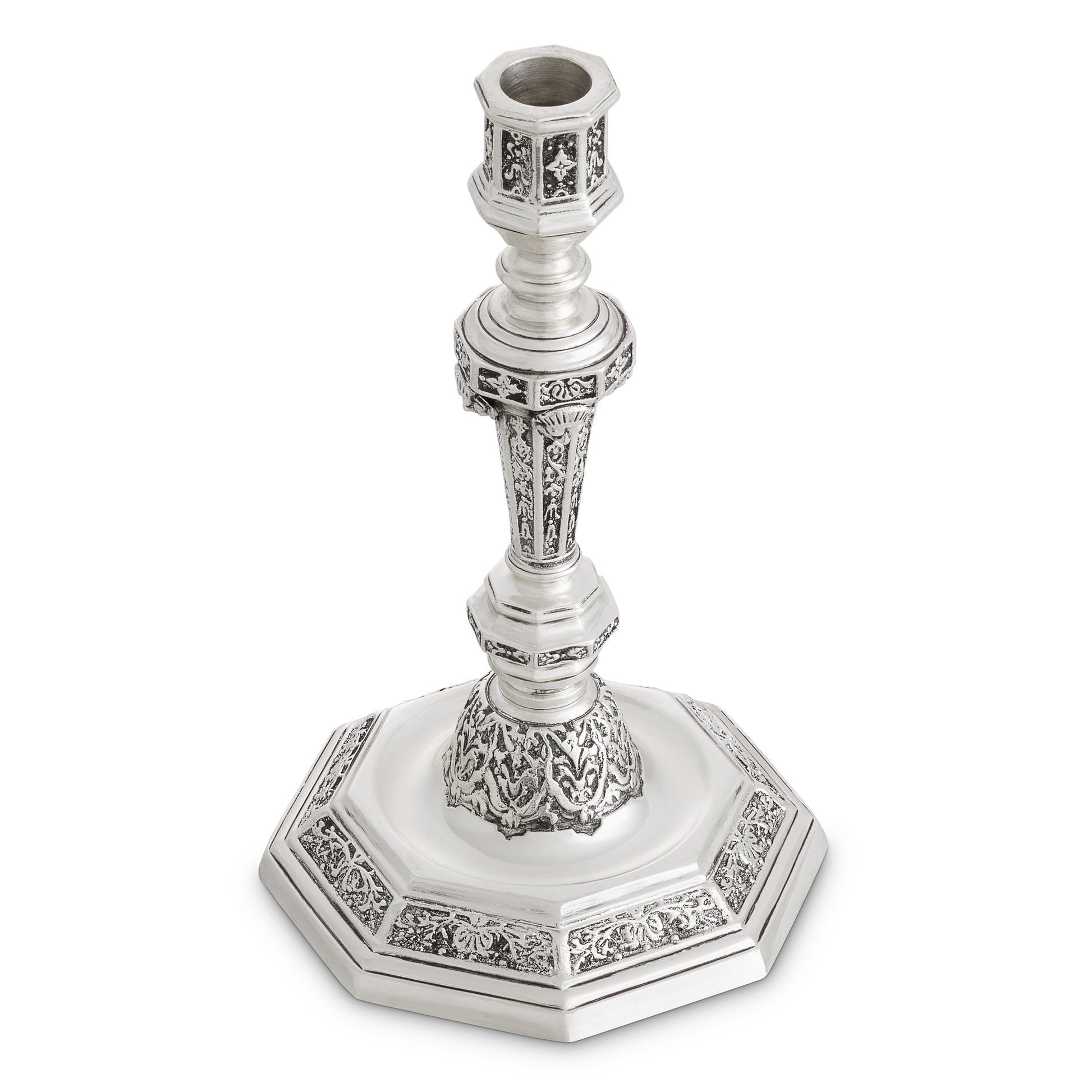 Antique Silver Candle Holder Delavigne | Eichholtz Miami