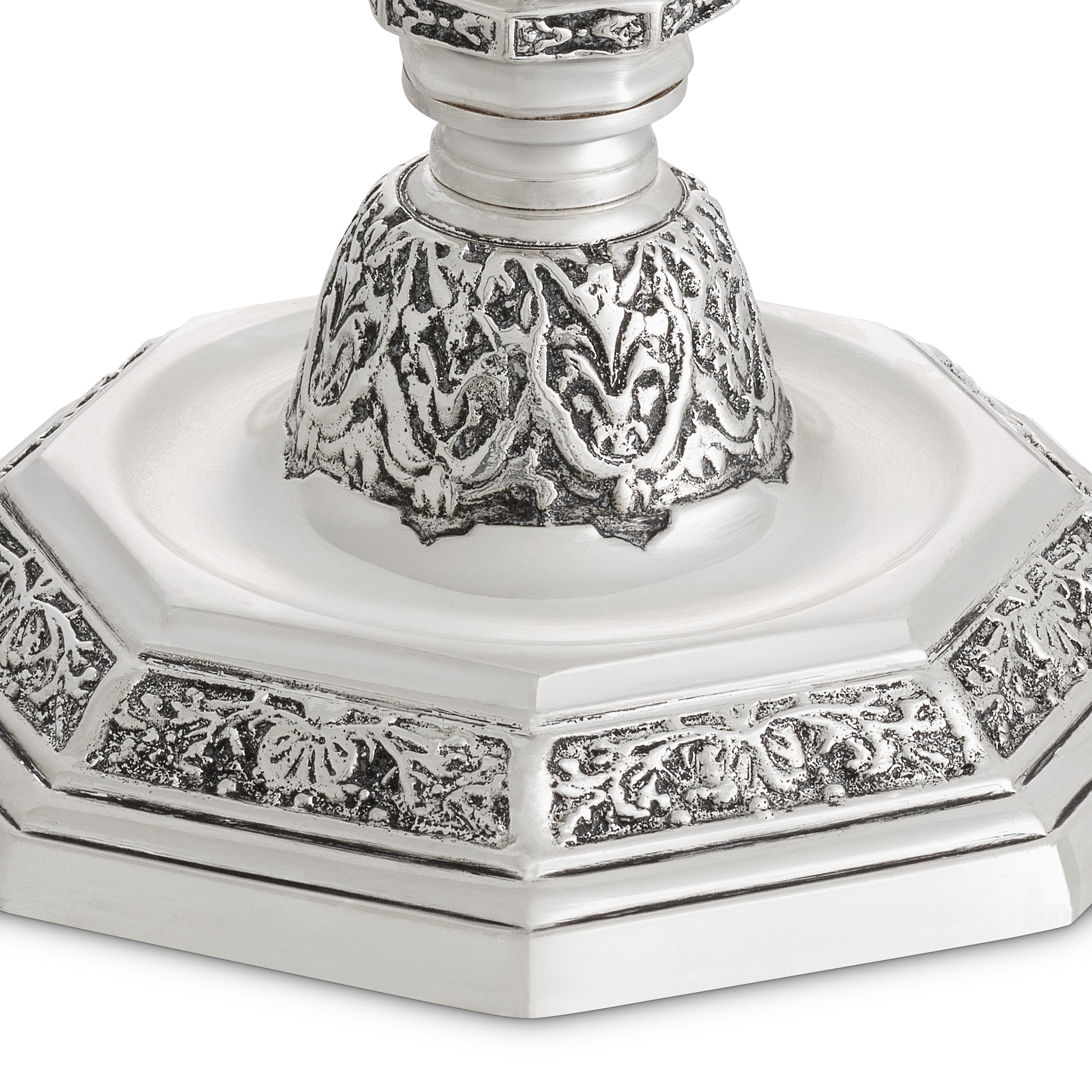 Antique Silver Candle Holder Delavigne | Eichholtz Miami