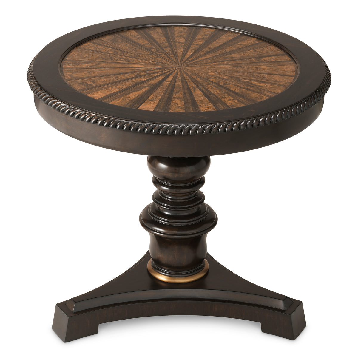 Wooden Pedestal Side Table Edgar | Eichholtz Miami