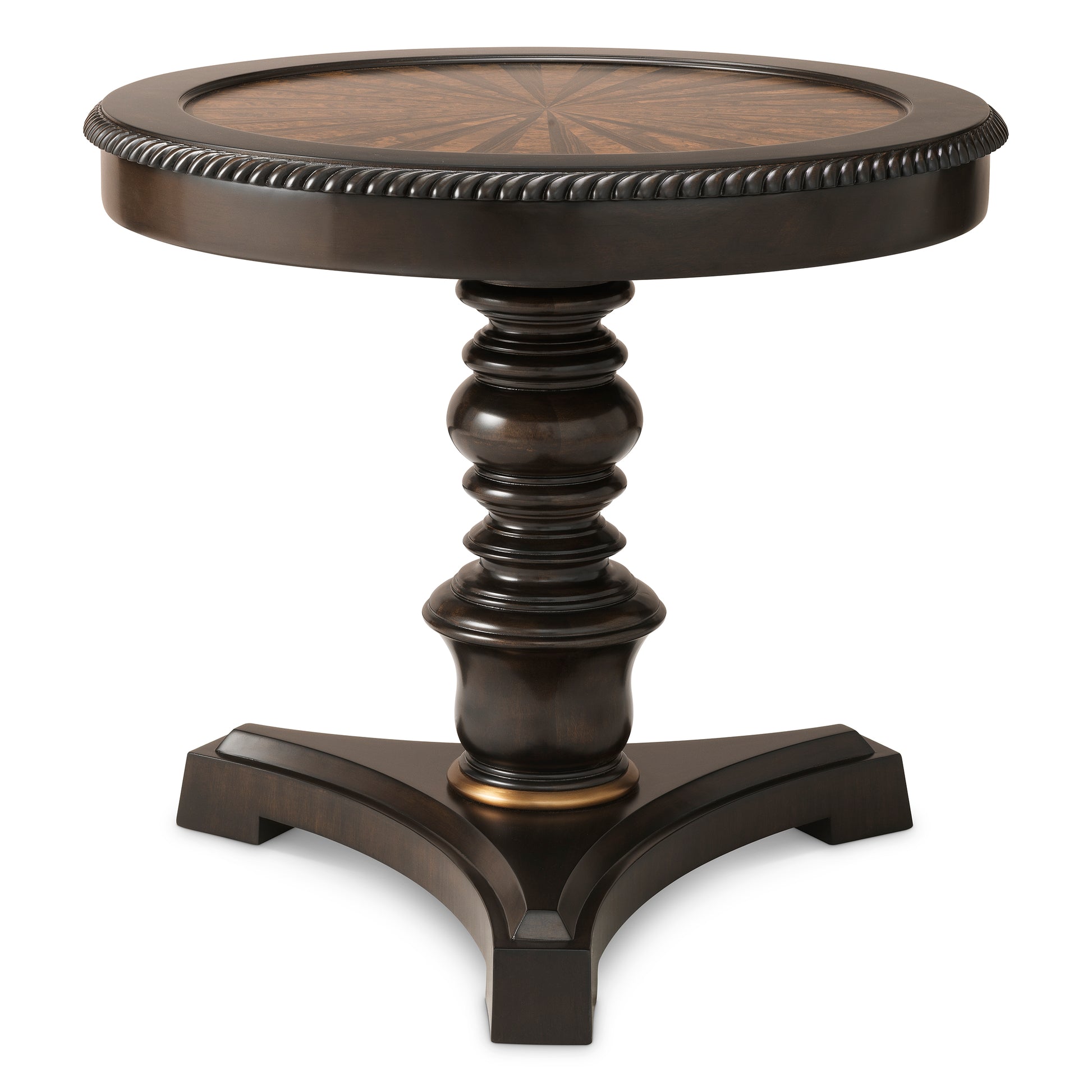 Wooden Pedestal Side Table Edgar | Eichholtz Miami