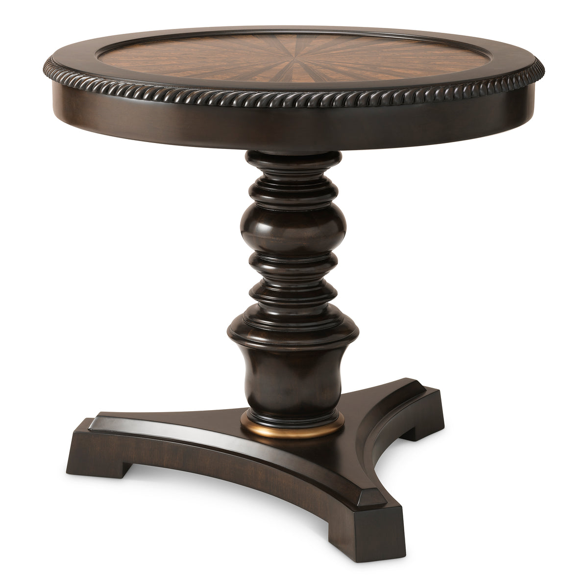 Wooden Pedestal Side Table Edgar | Eichholtz Miami